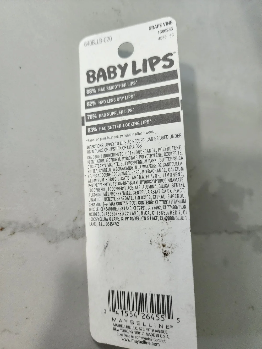 Maybelline Baby Lips Moisturizing Lip Balm - #20 Grape Vine